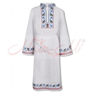 Women's embroidered long shirt