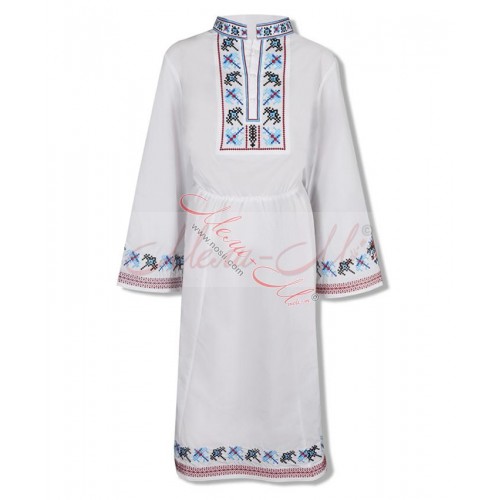 Women's embroidered long shirt