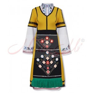 Traditional Embroidered Women's Folklore costume