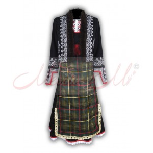 Traditional Embroidered Women's Folklore costume from region Rodopi