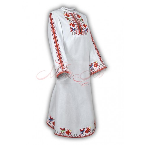 Women's embroidered long shirt