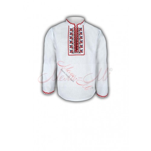 Women's embroidered long shirt