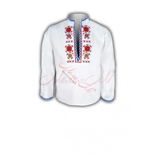 Women's embroidered long shirt