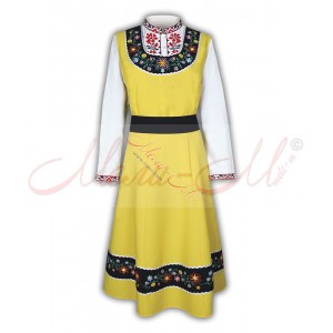 Traditional Embroidered Women's Folklore costume