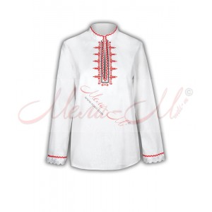 Women's embroidered long shirt