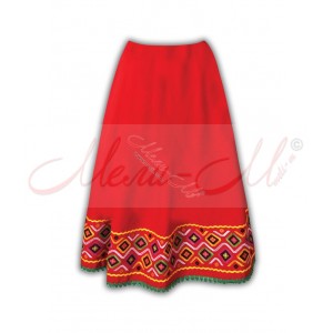 Bulgarian traditional embroidered skirt for woman