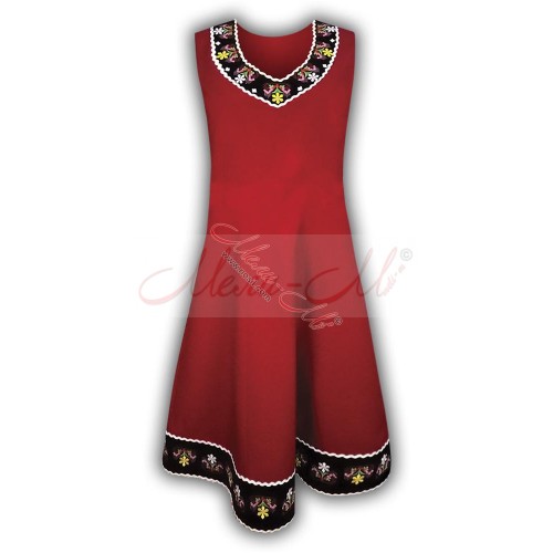 Traditional Embroidered Women's pinafore (sukman)