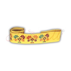 Embroidered belt