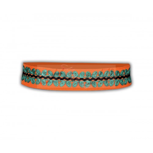 Embroidered belt