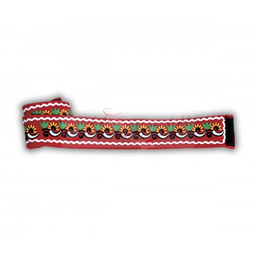 Embroidered belt