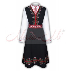 Traditional Embroidered Women's Folklore costume