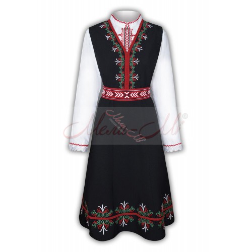 Traditional Embroidered Women's Folklore costume