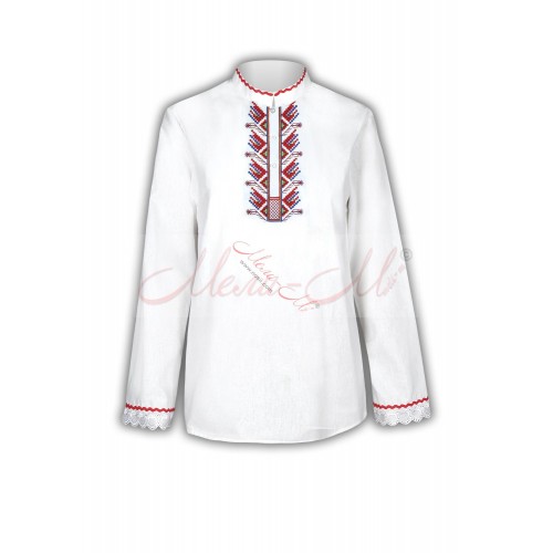 Women's embroidered long shirt