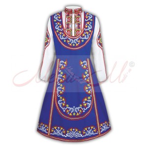 Traditional Embroidered Women's Folklore costume