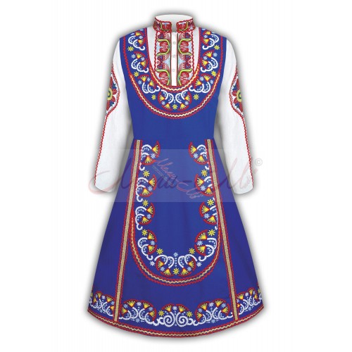 Traditional Embroidered Women's Folklore costume