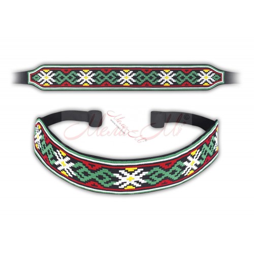 Embroidered belt