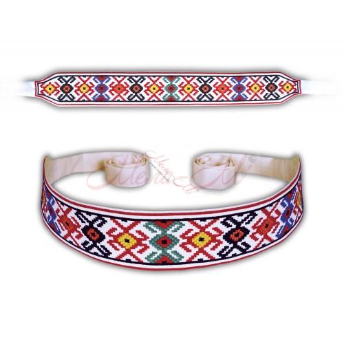 Embroidered belt