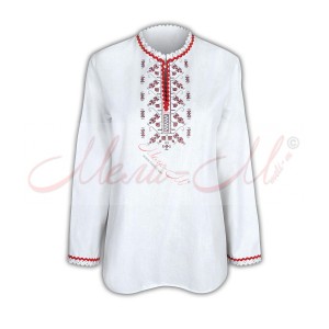 Women's embroidered long shirt