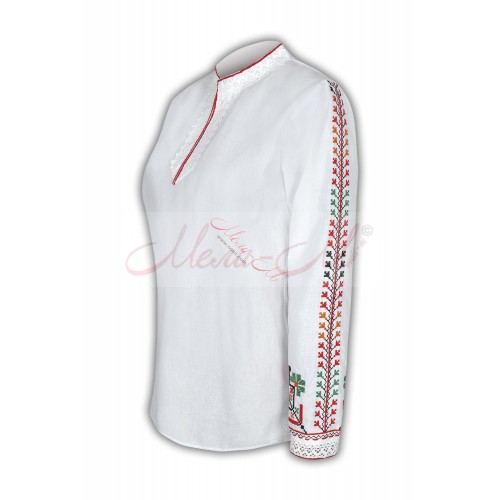 Women's embroidered long shirt