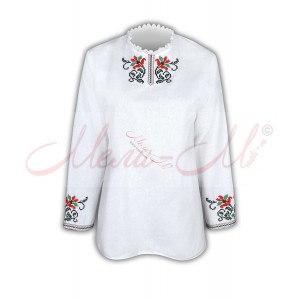 Women's embroidered long shirt