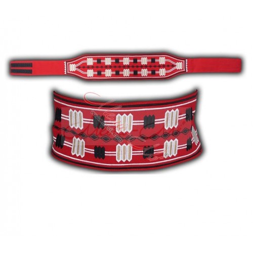 Embroidered belt