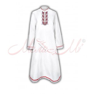 Women's embroidered long shirt