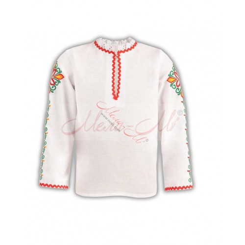 Women's embroidered long shirt