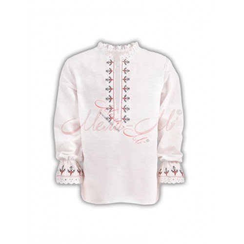 Women's embroidered long shirt