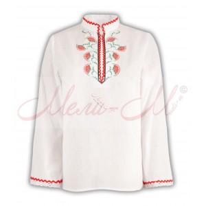 Women's embroidered long shirt