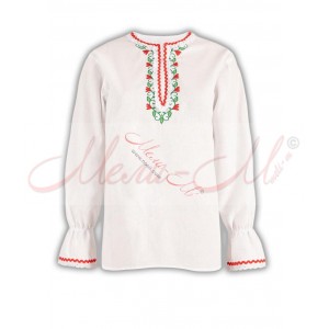 Women's embroidered long shirt