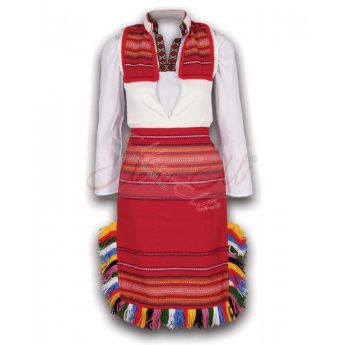 Traditional  Macedonian Embroidered Women's Folklore costume