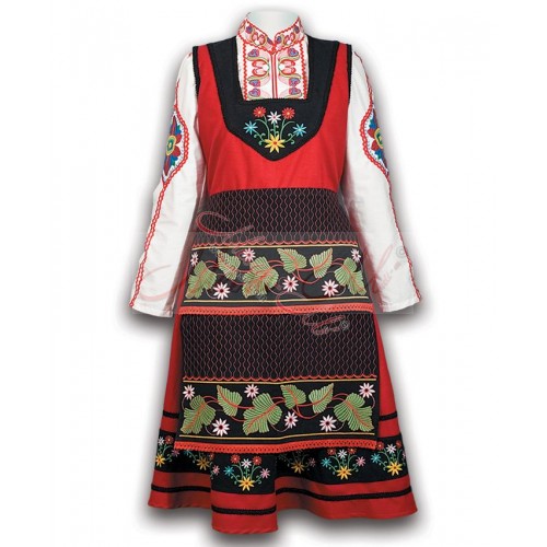 Bulgarian women's costume from the region of Thrace