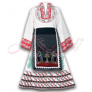 Bulgarian women's costume with embroidery -12k