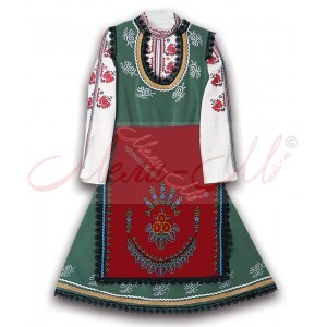 Women's folklore costume with embroidery from Ihtiman region