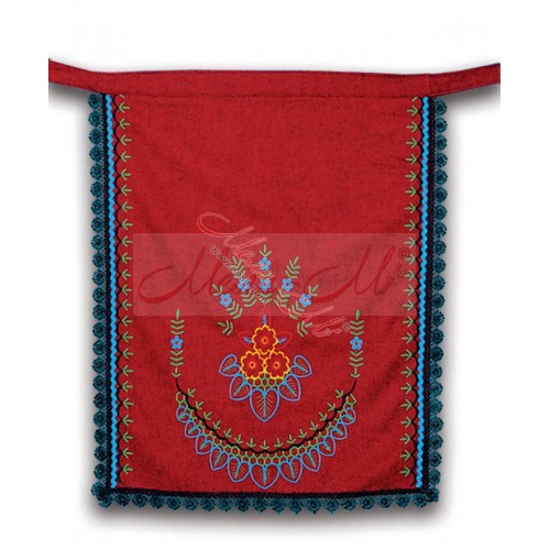 Bulgarian traditional embroidered  apron