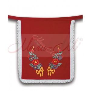 Bulgarian traditional embroidered  apron