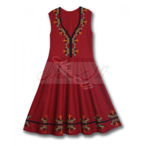 Traditional Embroidered Women's pinafore (sukman)