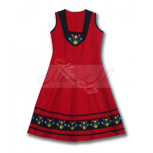 Traditional Embroidered Women's pinafore (sukman)