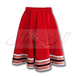 Bulgarian traditional  skirt for girl with nice folklore decoration