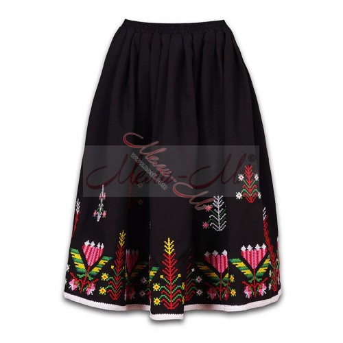 Bulgarian traditional embroidered skirt for woman