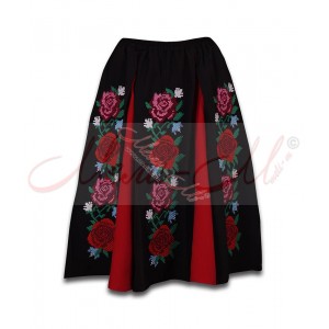 Bulgarian traditional embroidered skirt for woman