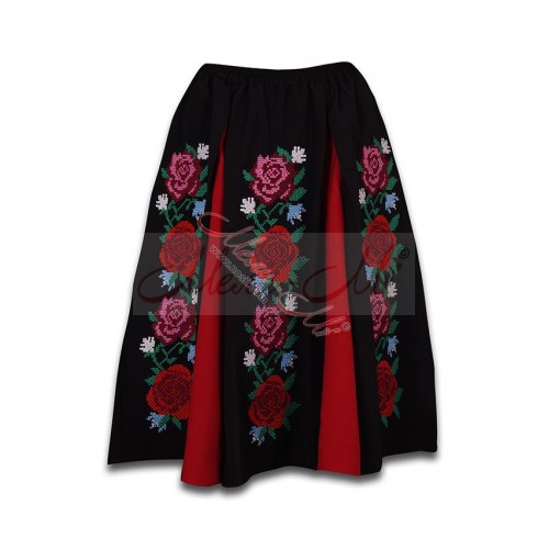 Bulgarian traditional embroidered skirt for woman