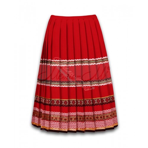 Bulgarian traditional embroidered skirt for woman