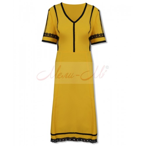 Traditional  Women's pinafore (sukman)  richly decorated with braids