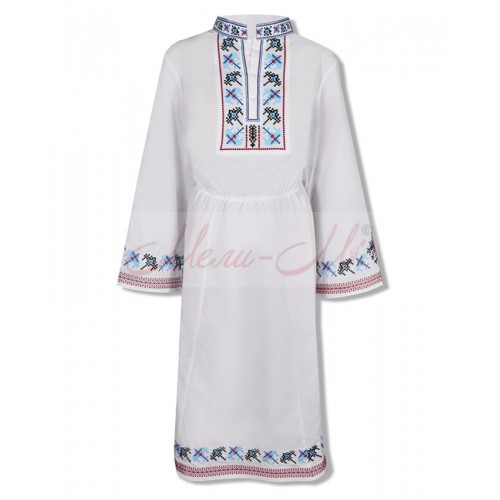 Women's embroidered long shirt