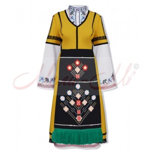 Traditional Embroidered Women's Folklore costume