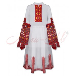 Women's embroidered long shirt