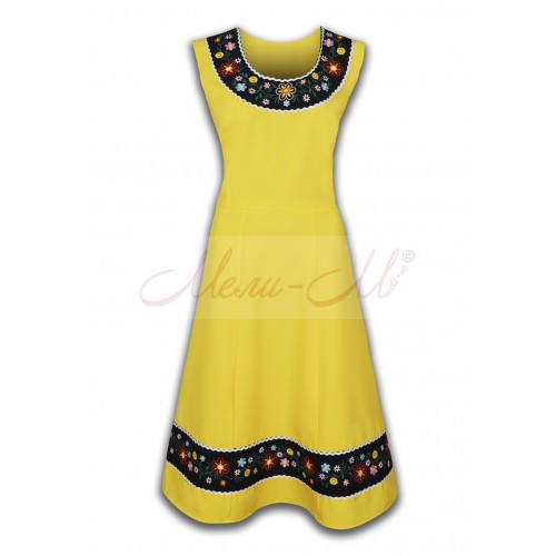 Traditional Embroidered Women's pinafore (sukman)