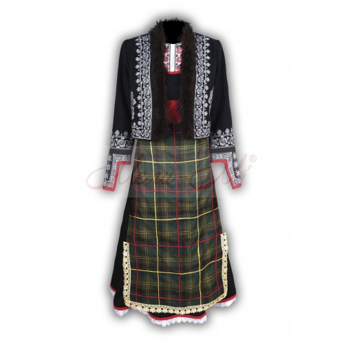 Traditional Embroidered Women's Folklore costume from region Rodopi