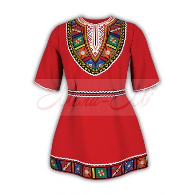 Елегантна туника с печат